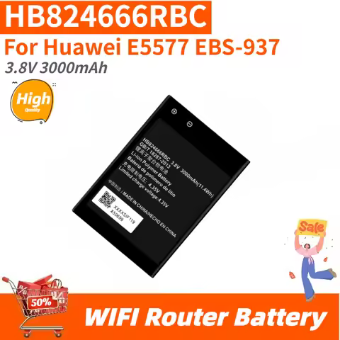 High Quality HB824666RBC Battery 3.8V 3000mAh For Huawei E5577 EBS-937 WIFI Router Brand New Replace
