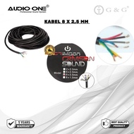 Crimson Speaker Cable - 8 x 2.5mm Speaker Cable - Audio Cable - G&G Online