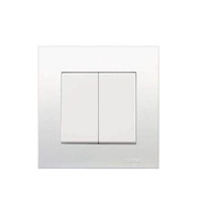 Schneider Vivace 2 Gang 2 Way Switch White