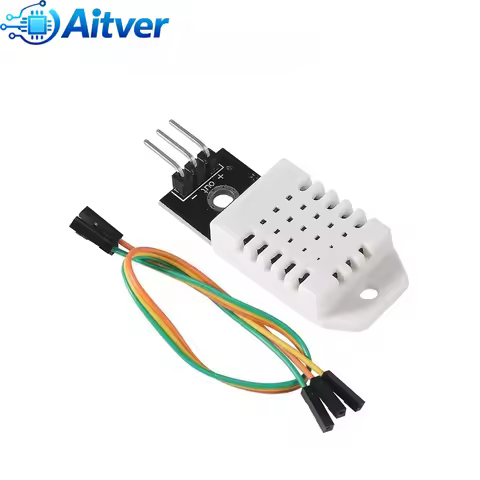 DHT22 AM2302 High Accuracy Digital Temperature and Humidity Sensor Module with PCB Board and Cable f