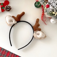 Plush Antlers Ear Headband Can Christmas Dress Up Hairpin Headwear Headband 2023 Photo Props 25.10.8