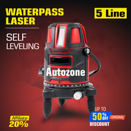 Taffware Waterpass Laser Digital Multifungsi Self Leveling Projector Green Laser 2 Line Garis Horiso