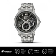 Jam tangan pria Seiko Premier SNP053P1 Kinetic Perpetual Calendar
