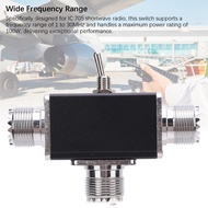 สวิตช์เสาอากาศ CB HAM 2ทางสวิตช์โคแอกเซียล100W สำหรับวิทยุ UHF HF VHF