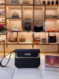 門市現貨Hermes kelly depeches  black phw epsom K stamp