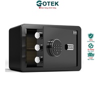 GOTEK KS100 mini safe with digital lock, safe hidden lock, sturdy 5-layer steel shell