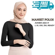 Daleman Manset Wanita / INNER HIJAB MANSET CEWEK BAHAN KAOS SPANDEX PREMIUM