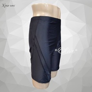 Xiaowei's Shop Sally Brand [Minimalist Black Plain Surface Neat Car Line] Plus Size Big Men's Croppe