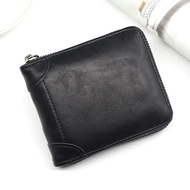 【Ready Stock】Baellerry Men Wallets Long Style High Quality Business Card Holder Male Purse Zipper La