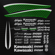 {DKJHGFED} Motorcycle stickers kawasaki Ninja400 ZX4R ZX25R EX400 whole vehicle waterproof reflectiv