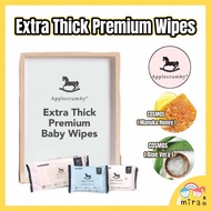Applecrumby® Premium Manuka Honey Extract Baby Wipes / Wet Tissue / Ultra Thick / Moisture Wipe ( Al