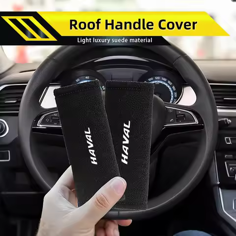 Car Roof Handle Protective Cover Suede Protection Pad Auto Interior For Great Wall Haval F7 H6 H2 H3