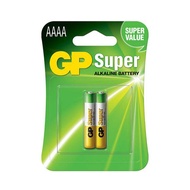 GP Super AAAA Alkaline Batteries - Compact and Reliable Power Source - Bundle of 2 Batteries