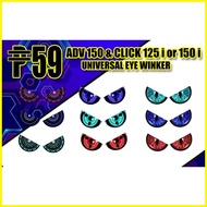 ✈ ◹ ◰ HONDA CLICK EYE HEADLIGHT STICKER / HONDA CLICK ACCESSORIES / ACCESSORIES OF HONDA CLICK