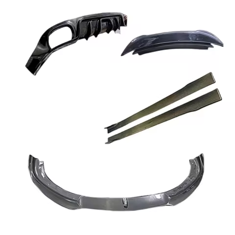 YL style bodykit carbon fiber front lip side skirt rear diffuser rear spoiler wing for Porsche Panam