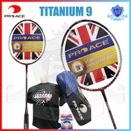 Original Pro Ace Titanium 9 Complete Badminton Bonus Racket
