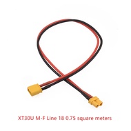 1Pcs 20CM/30CM AMASS XT30 U-F/M Male To Female Extension Cable Lead Silicone Wire 18AWG Lithium Batt
