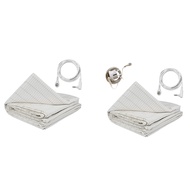 27x52Inch Grounding Sheet Conductive Silver Fiber Material Skin Friendly and Comfortable Enhance Sle