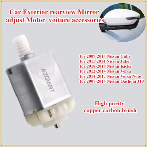 AZGIANT for Nissan Cube/ Juke/Kicks/Versa Note/Qashqai J10 Car Exterior rearview Mirror adjust Motor
