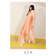 Kemissara Gemma dress - Peach (Pre order 7-10 day)