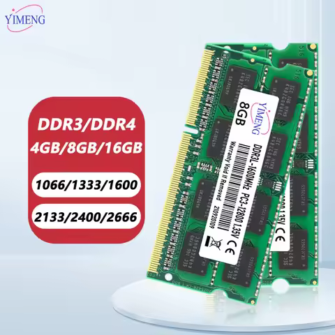 DDR3 DDR3L DDR4 8GB 16GB Laptop Memory Ram PC3 1066 1333 1600 1866Mhz PC4 17000 19200 21300 25600 No