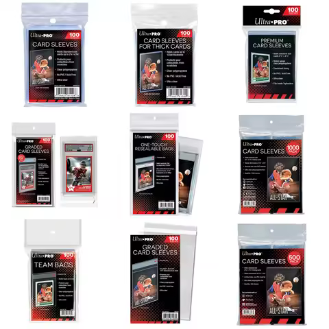 Ultra Pro Graded Sports Card Sleeves TCG Sealable One-Touch Premium Thick 35/130 Team Bags Game Prot