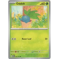 Oddish Pokemon Card - 043/165 - Common