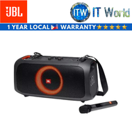 Itw | JBL PartyBox On-The-Go Portable Party Speaker with built-in lights and wireless mic
