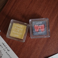 [Sensi] Ink Pad~Things-Things Ink Pad Stationery Collection New Product Bowknot/Goose Down Yellow
