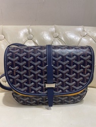 Goyard 藍色郵差包