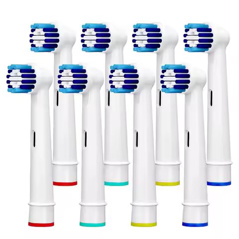 8 Pack Replacement Brush Heads Compatible Toothbrush Heads for Braun Oral-B Professional Care 500 60
