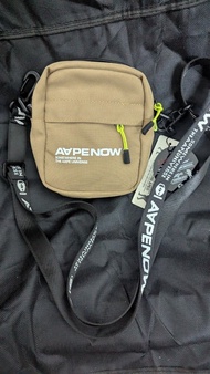 Aape Khaki Crossbody Bag卡其色斜背包