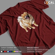 POMERANIAN DOG HYPE 3 CUSTOM DTF A4 DOG PICTURE T-SHIRT - Local Print