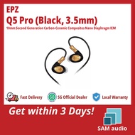 [🎶SG] EPZ Q5 Pro 10mm Second Generation Carbon-Ceramic Composites Nano Diaphragm IEM