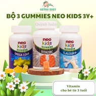 Gummies Neokids Calcium Gummies, Neo Kids ZinC ZinC supplement, Neo Kids Omega 3 DHA for babies
