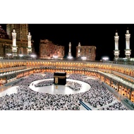 Magnet Peti Ais Makkah & Madinah - 2 Gambar Dalam 1 Magnet