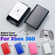 1Set Battery Cover Back Case Replacement For Xbox 360 Battery Springs Battery Contact Wireless Gampe