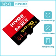 KIVEE เมมโมรี่การ์ด TF Memory Cardการ์ดหน่วยความจำวิดีโอ 64GBA2 C10 U3 UHS-I 140MB/s R Micro SD Card