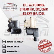 USED JAPAN IDLE VALVE HONDA STREAM RN1, DC5, CIVIC ES, CRV S9A, K20A (2.0)