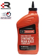 FORD 75W140 SYNTHETIC REAR AXLE LUBRICANT RANGER T6 T7 (946ML)(XY-75W140-QL)