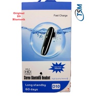 D10 Original Waterproof Stereo Bluetooth Headset Bluetooth Headphone Samsug Bluetooth