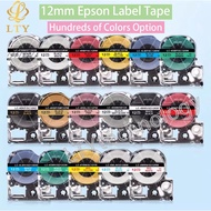 12mm label tape Compatible for Kingjim EPSON Label Printer LW-300 LW-400 LW-600P LW-700 LC-4WB