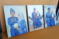 400gsm glossy cotton canvas Saiz A3, 3pcs RM80 sahaja