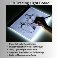 [SG] LED Tracing Light Board | Animation Sketching Stencil Painting | Tablet Light Box |  Copying Board