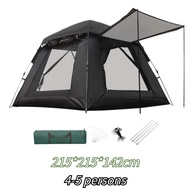 Outdoor Tent 6-8 Persons Camping Tent Family Tent Automatic Tent Double-Layer Waterproof Rainproof T