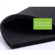 AQUARIUM FILTER SPONGE BLACK 4cm×43cm×43cm ROUGH HOLES