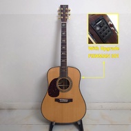 Left-handed Martin D45 Natural Solid Spruce Top Acoustic Guitar With Fishman 301 Acoustic Pickup Aba