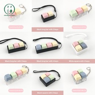 [Chicnest] 2/3/4 Keys Keyboard Button Keychain Keyboard Key Toy Stress Relief DIY Keycap Keychain To