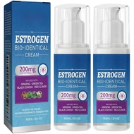 2 Pcs Estrogen Creams for Hormone Balance,100ml Natural Estrogen Cream for Women-Menopause Relief, B