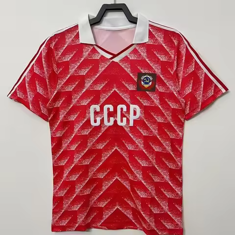 1987-88 CCCP Soviet Union National Football Team Home Jersey Retro Mens Soccer Custom